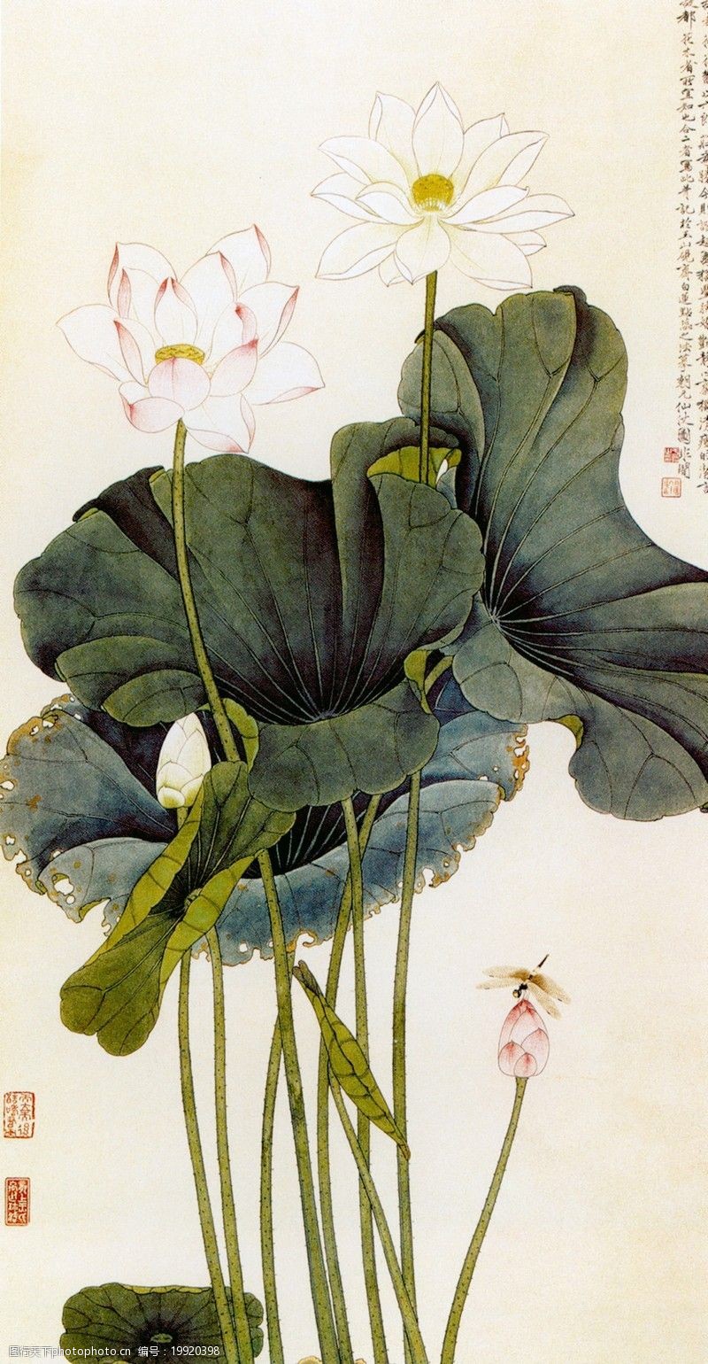 关键词:中国现代花鸟 山水名画 篇