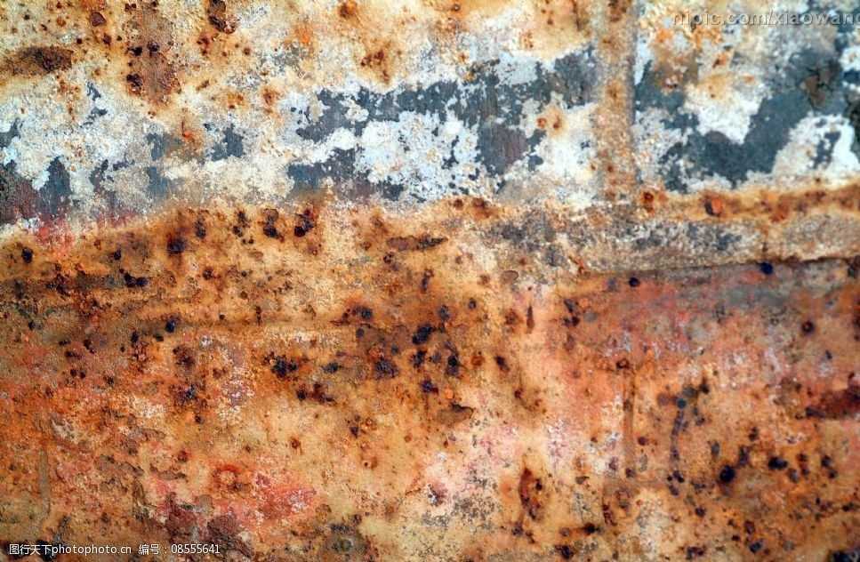 生锈的墙 氧化 化学 铁锈 生锈 锈迹 金属 其他 其他图片 铁锈素材