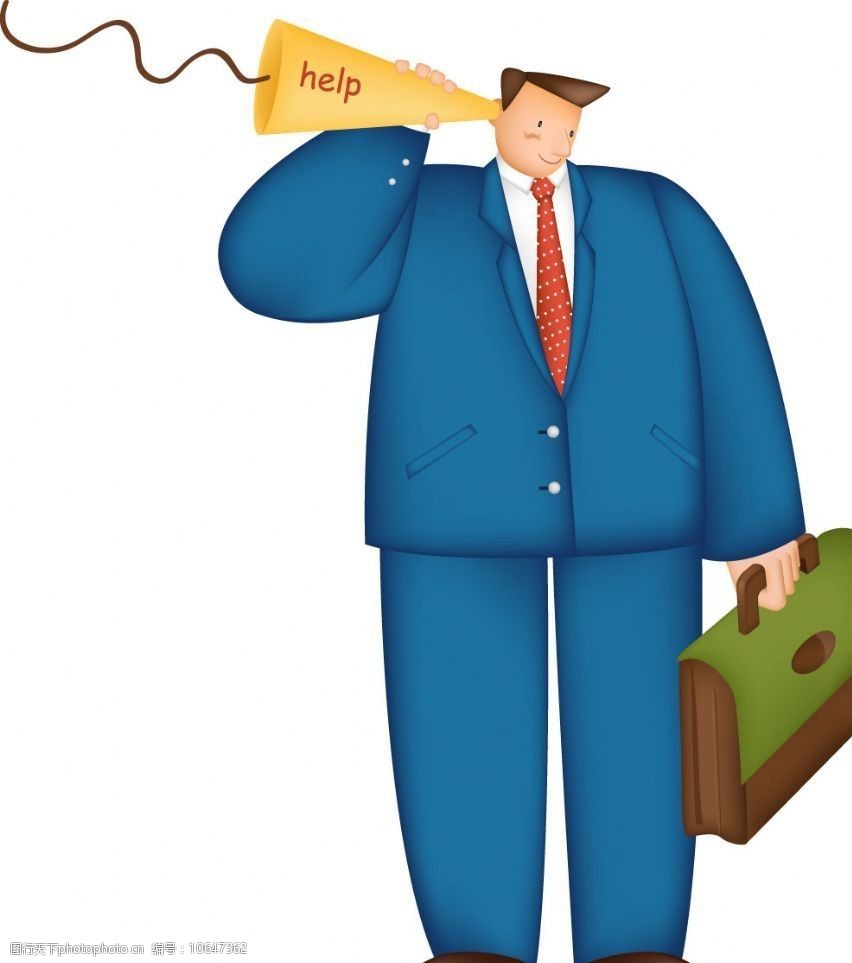卡通商务人士图片