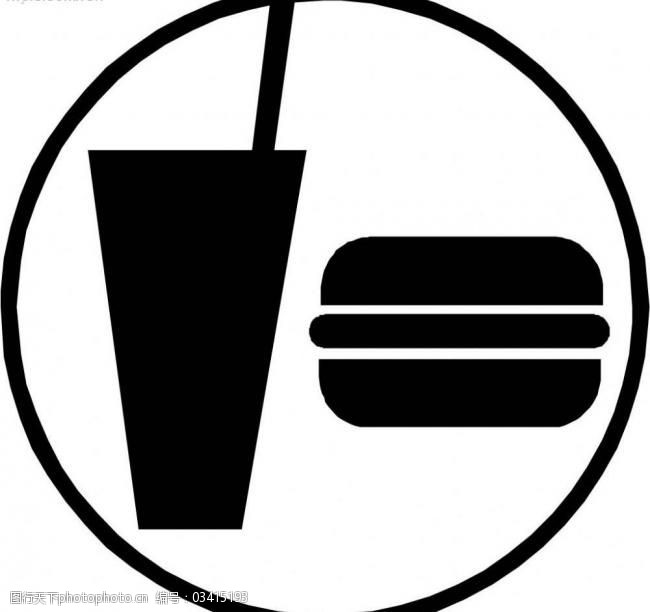 标志 卡通 矢量图库 示意图 图标 小图标 指示牌 快餐厅标识矢量素材