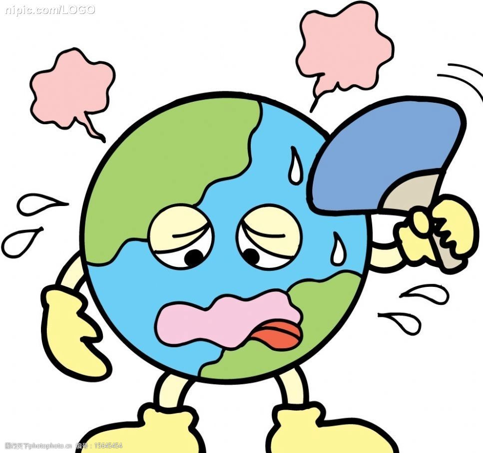 环境污染图画幼儿卡通图片