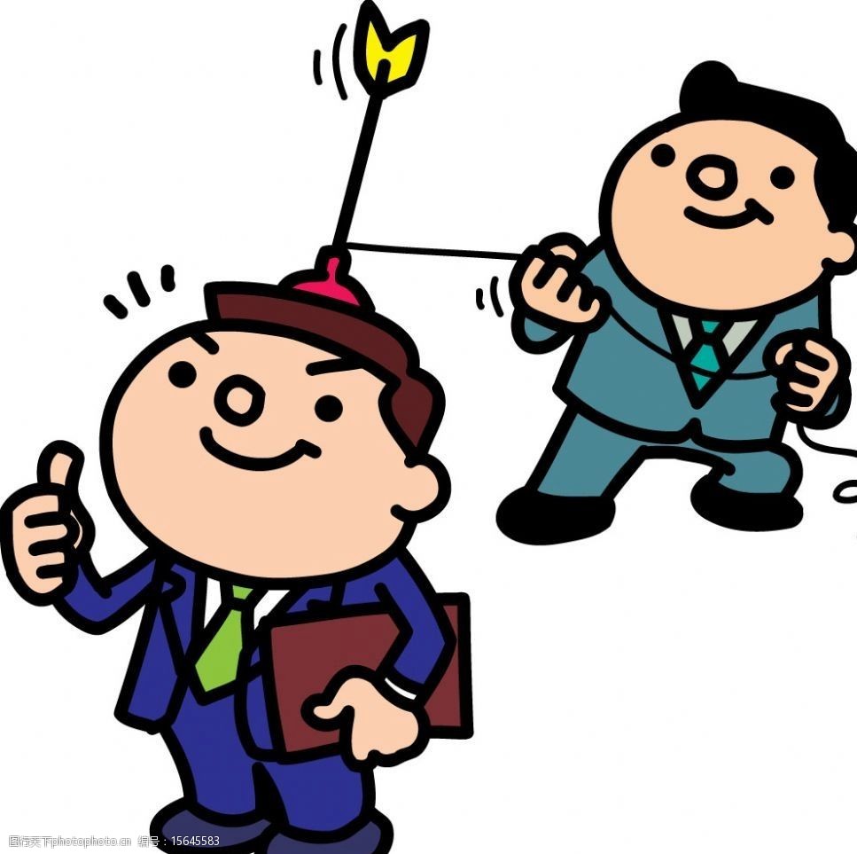 职场人物漫画图片