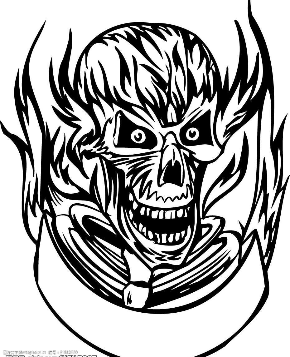 51款潮流的骷髅头图案图片