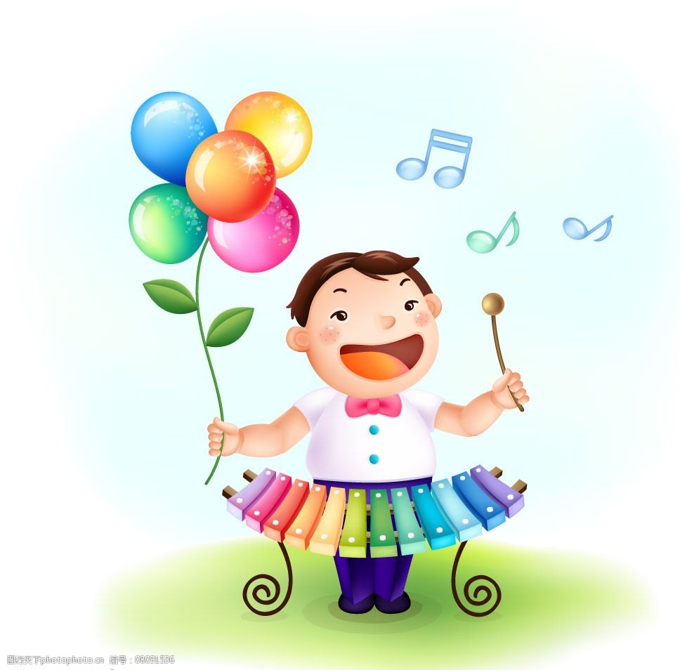 音乐儿童图片